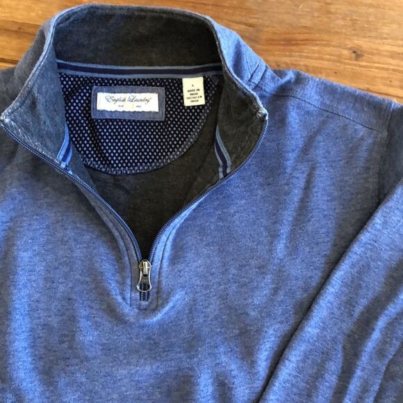English Laundry 1/4 zip Sz. L - Picture 3 of 6